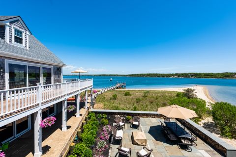 Views from Upper Deck of Patio and Lagoon