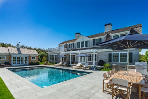 Pool, Pool House, Patio, Outdoor Dining Area